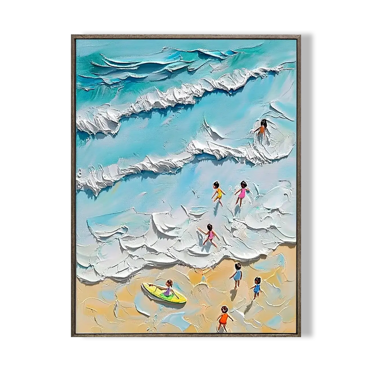 3D Textured Ocean Painting #HJV001