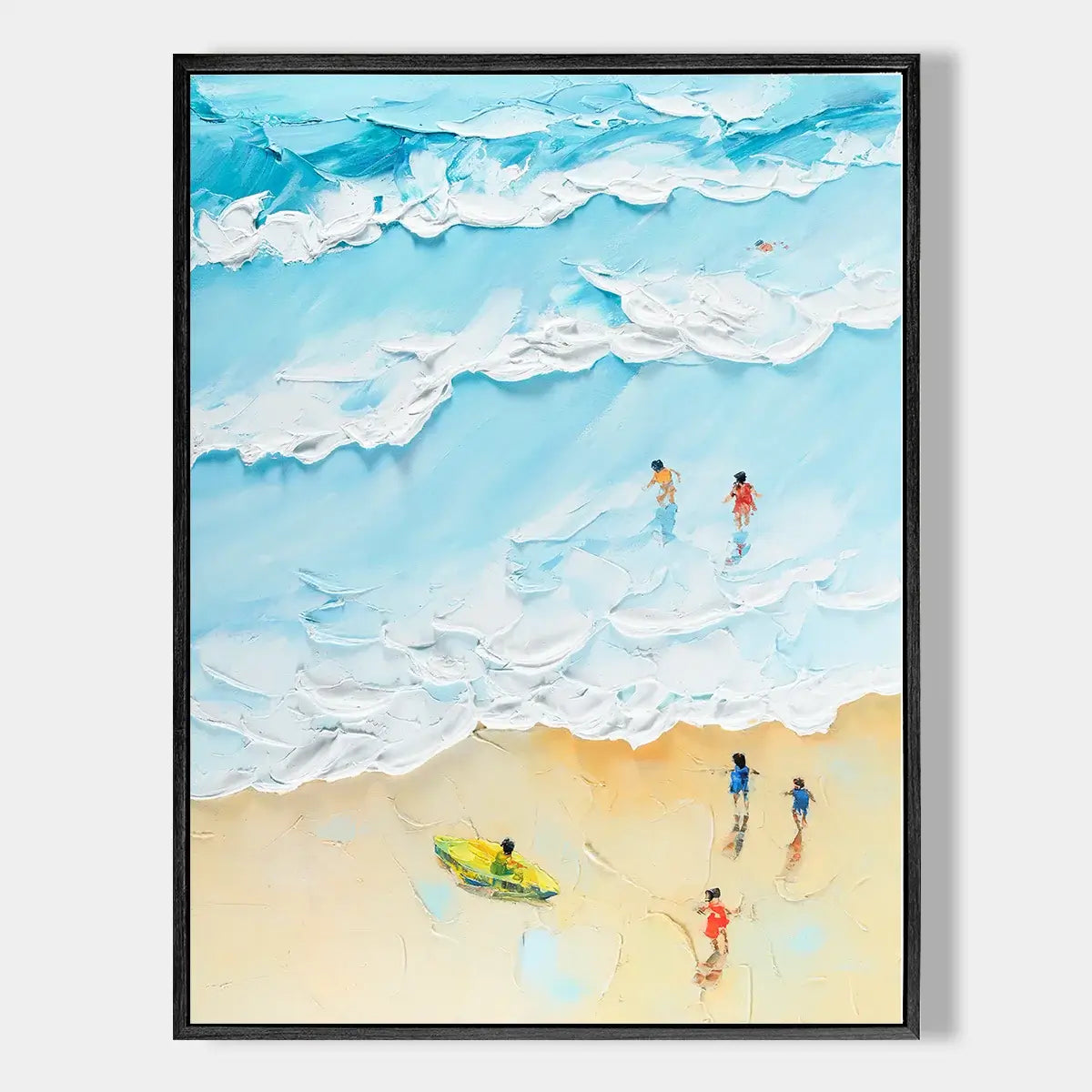 3D Textured Ocean Painting #HJV006