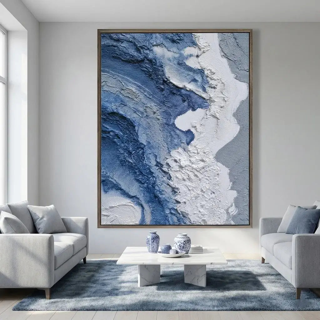 Blue Ridge Flow Ocean Wall Art
