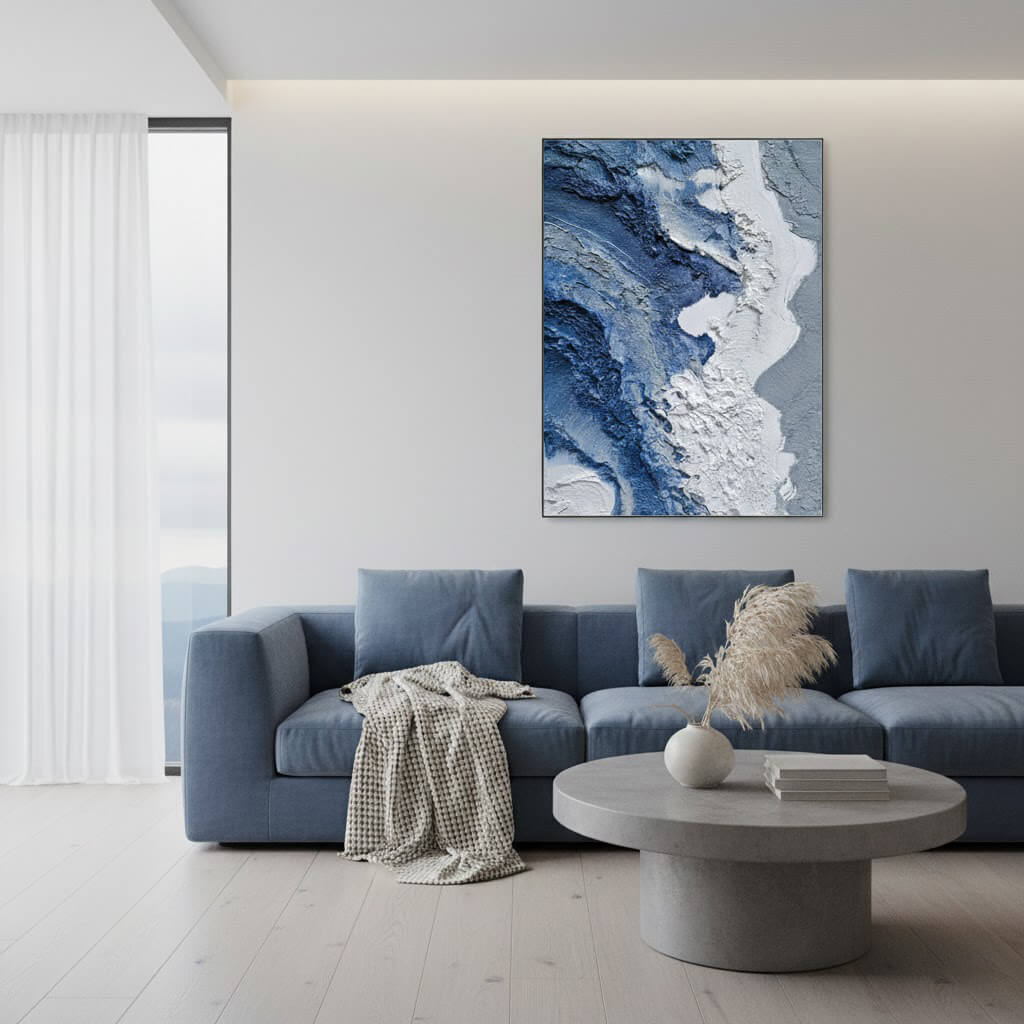 Seascape Abstract Painting #HJV007