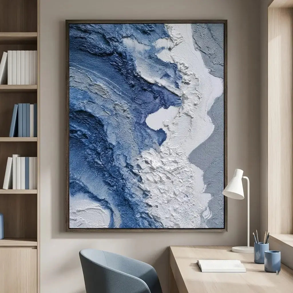 Blue Ridge Flow Ocean Wall Art