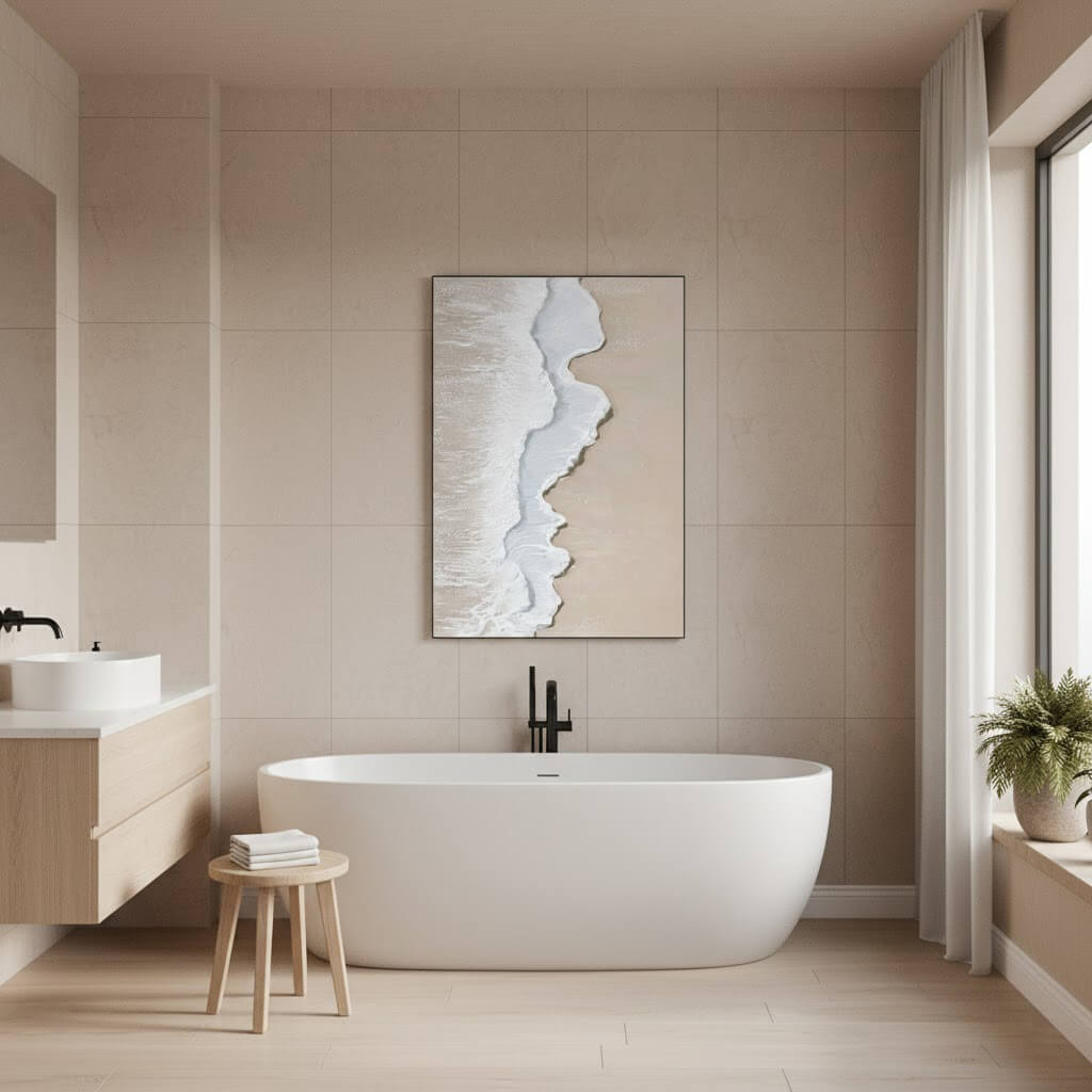 Ocean Wave Art #HJV011