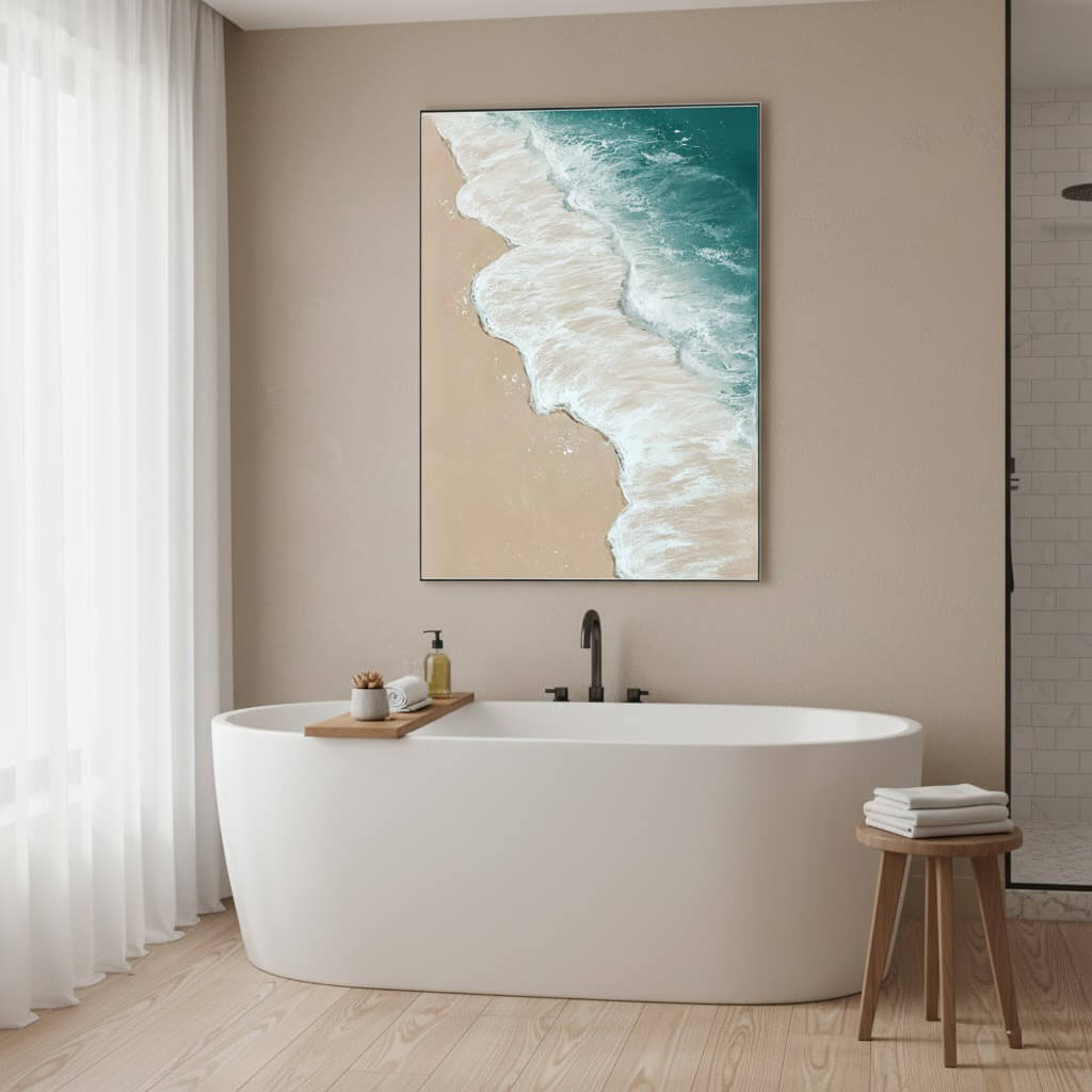 Ocean Wave Art #HJV012