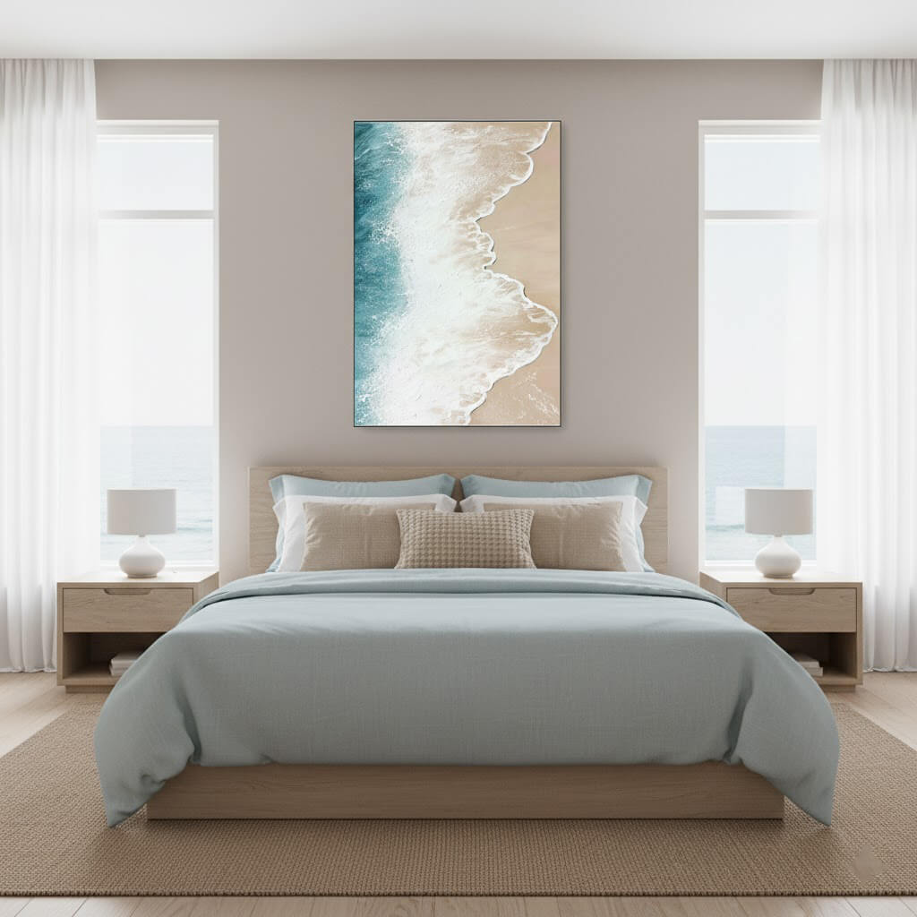 Ocean Wave Art #HJV013