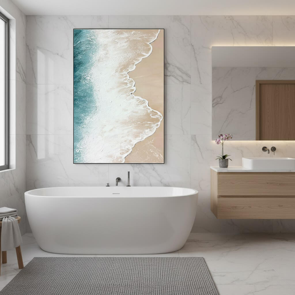 Ocean Wave Art #HJV013