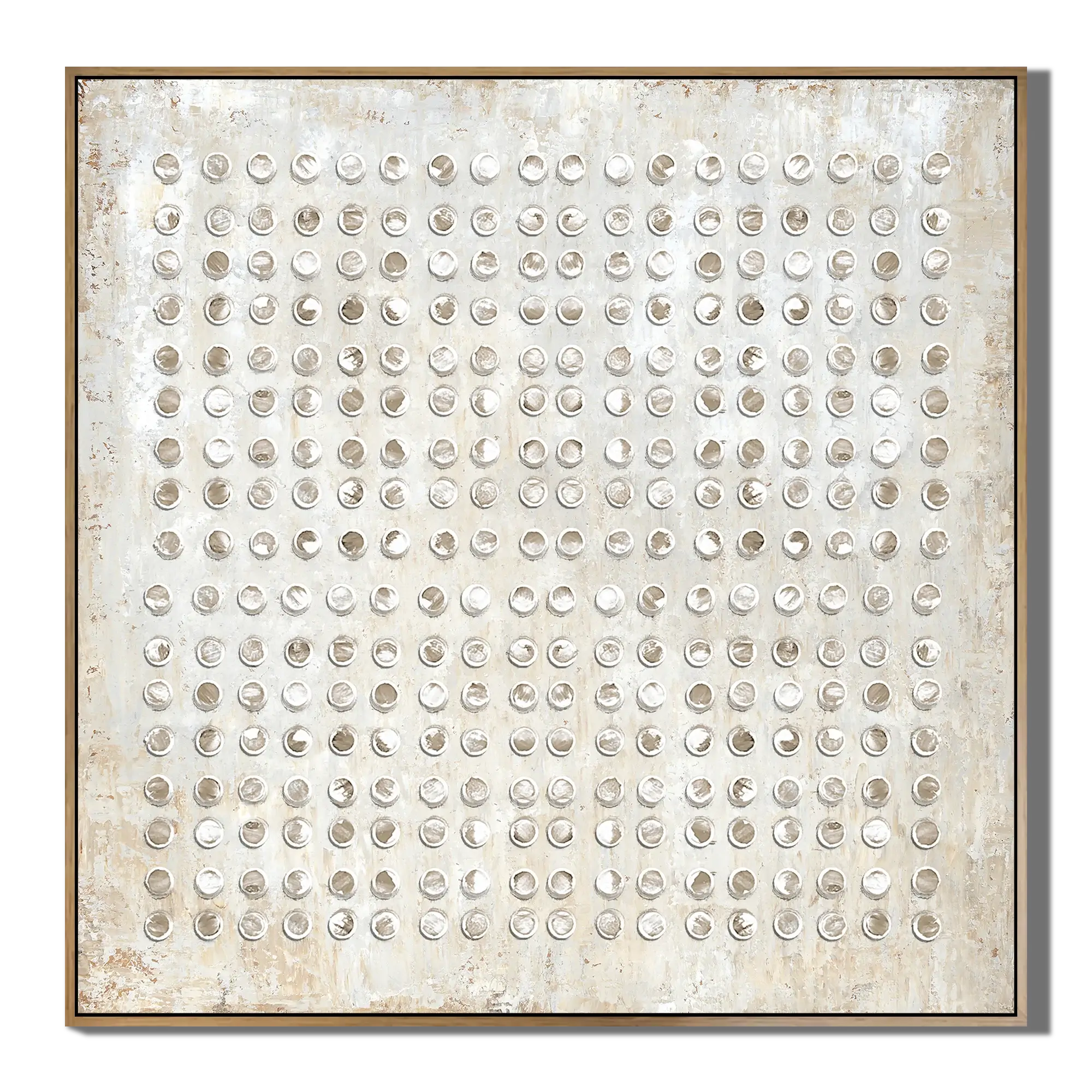 Lvory Circle Matrix Wabi Sabi Wall Art