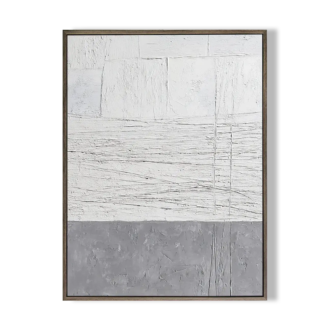 Minimalist Textured Abstract Canvas #JLV001
