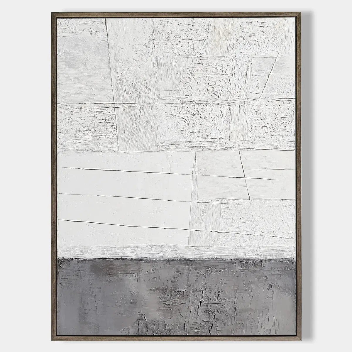 Minimalist Textured Abstract Canvas #JLV002