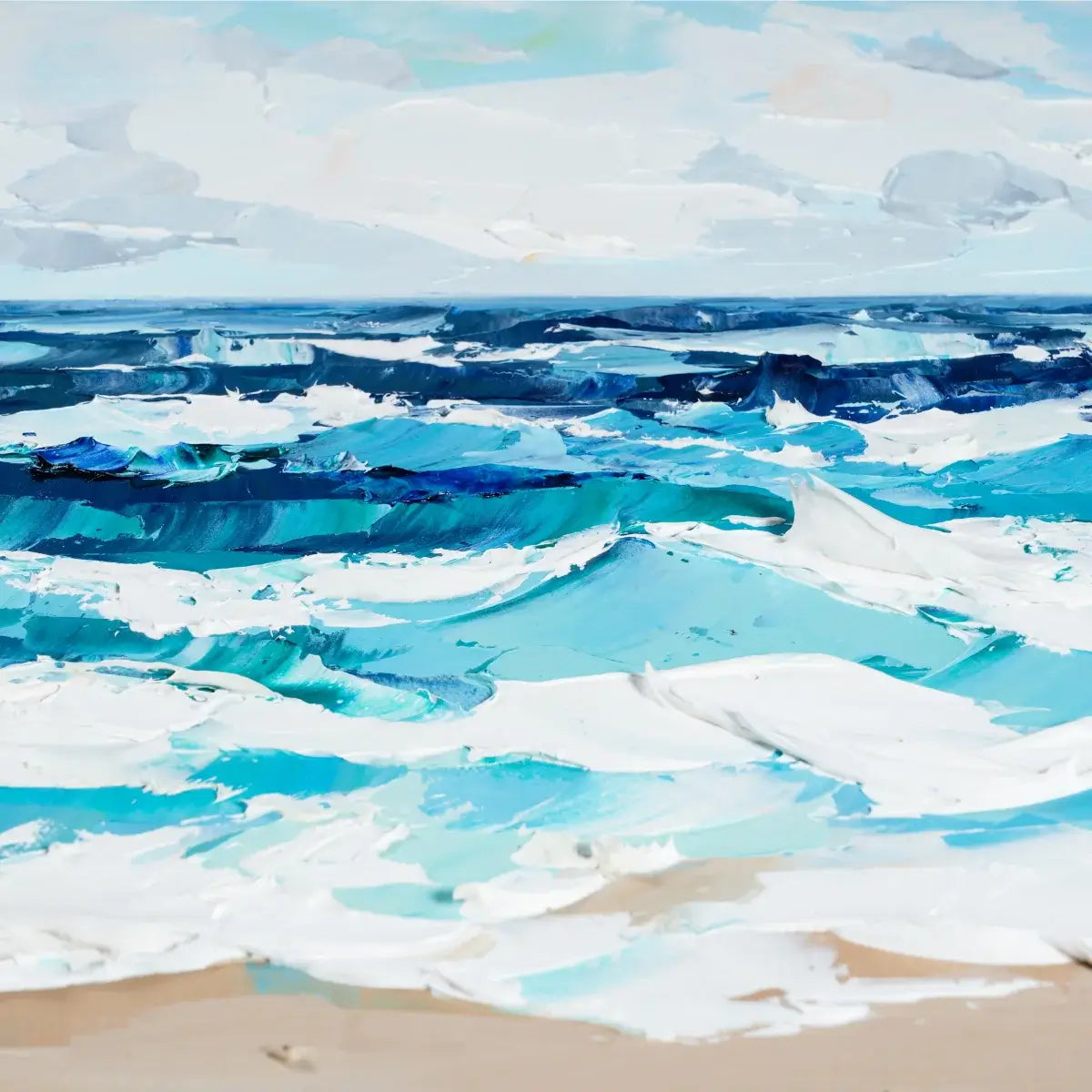 Large Ocean Wall Art HJH013 Details