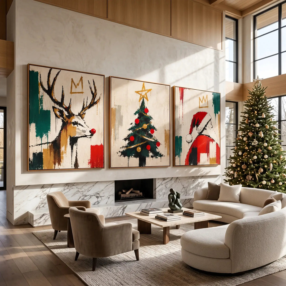 Urban Holiday Tale Triptych