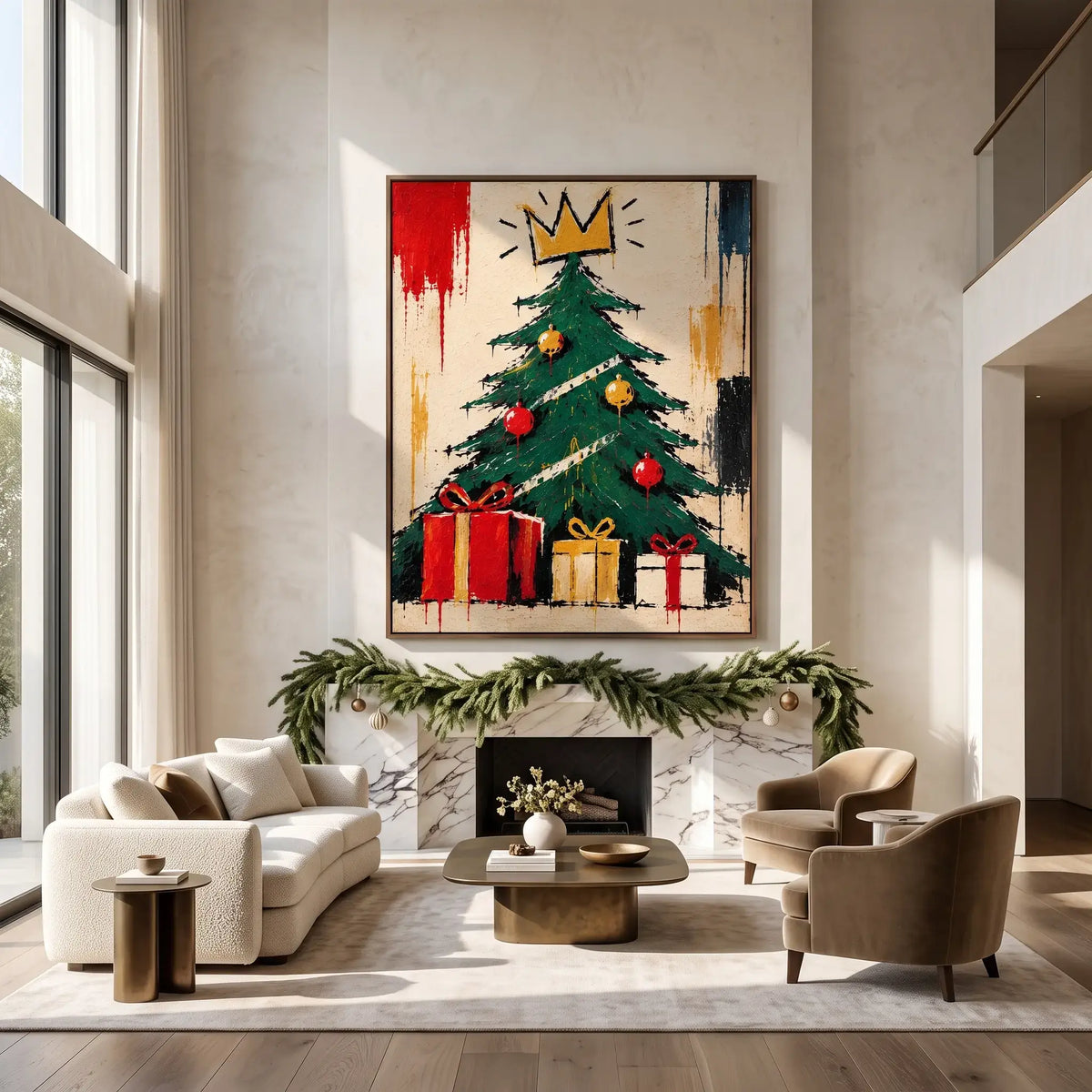Urban Crown Christmas Tree Art