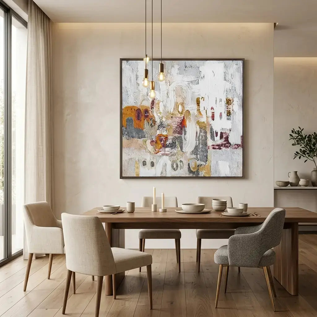 Gilded Arches Abstract Wall Art