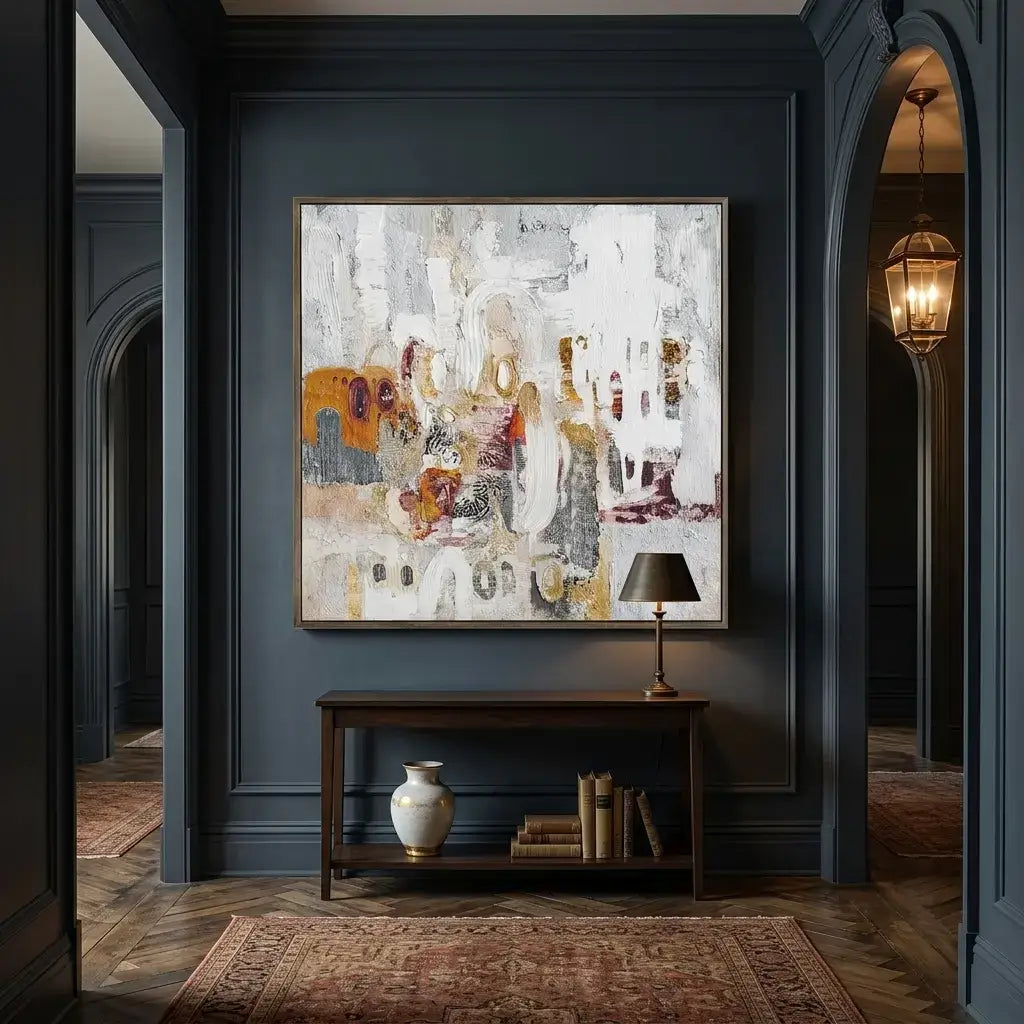 Gilded Arches Abstract Wall Art