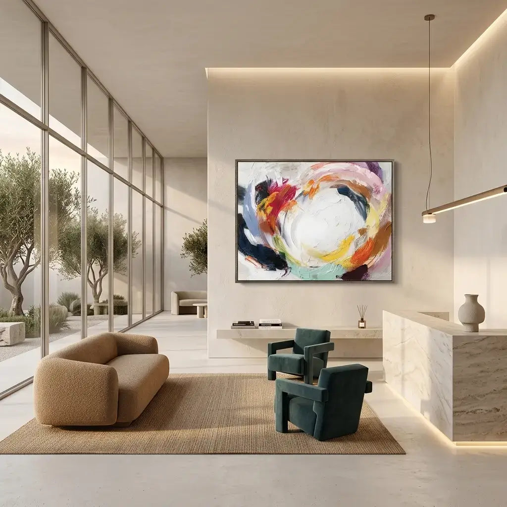 Minimalist Abstract Oil Painting #CXH069