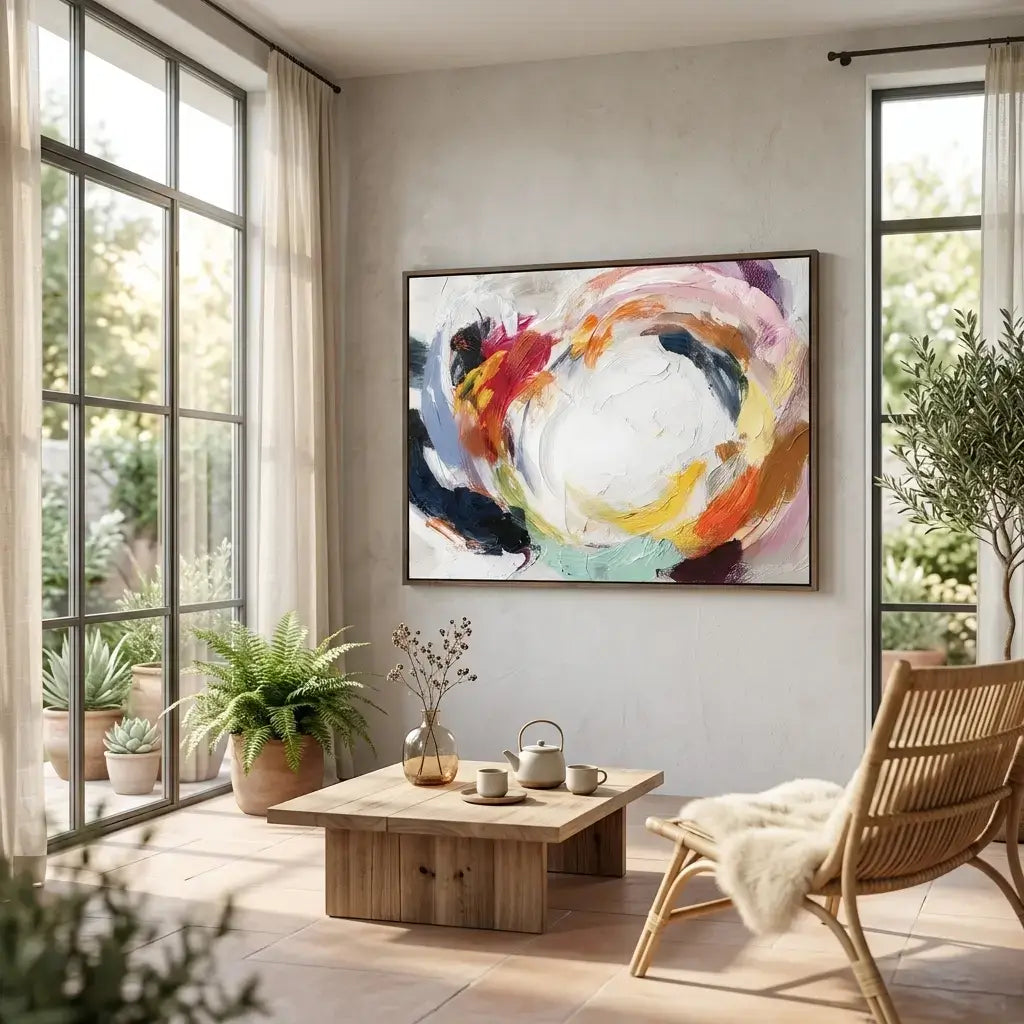 Minimalist Abstract Oil Painting #CXH069