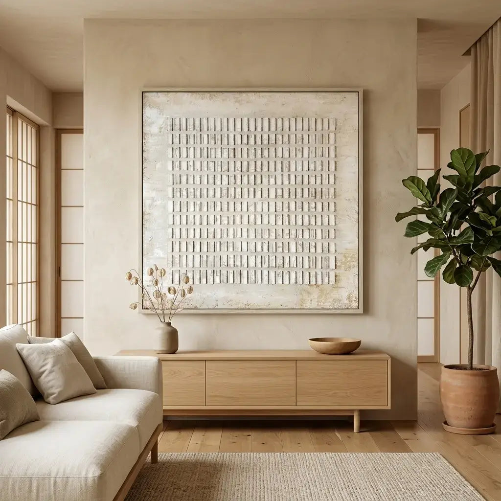 Minimalist_White_Textured_Grid_Art_JLS031_1