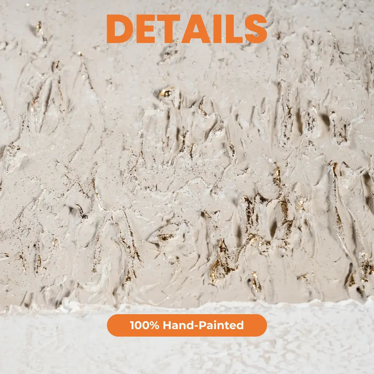 Wabi-Sabi Textured Oil Painting for Wall Decor CJH002_Details