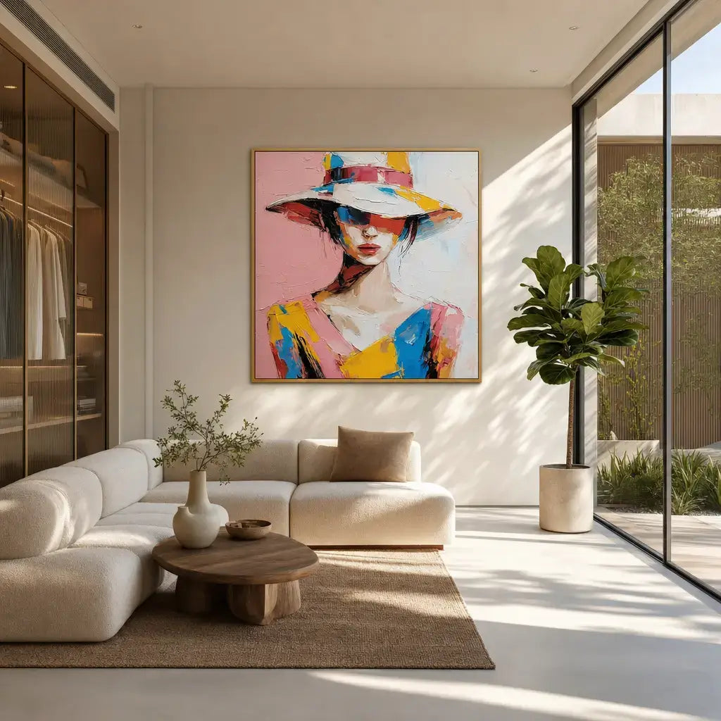 Brimmed Hues Portrait Wall Art