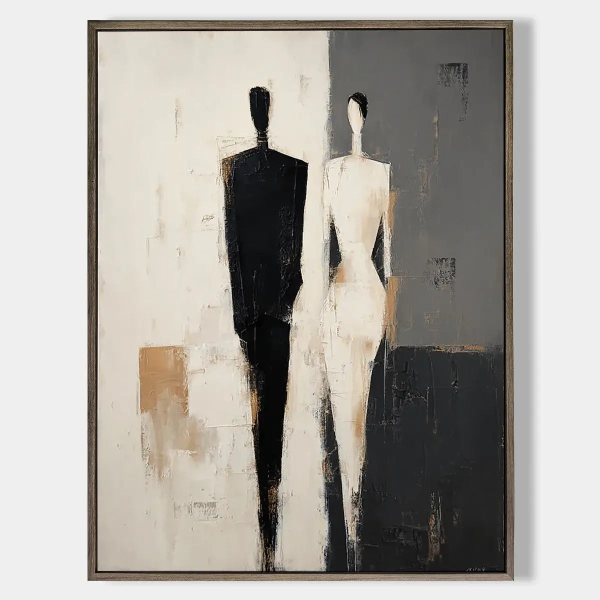 Minimalist Figure Painting #ZRV007