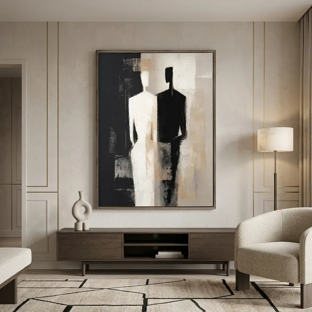 Minimalist Figure Painting #ZRV008