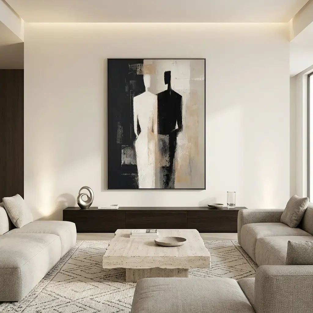 Dual Presences Portrait Wall Art