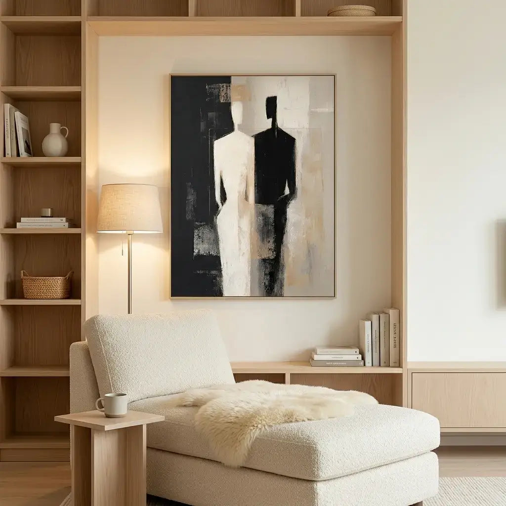 Dual Presences Portrait Wall Art