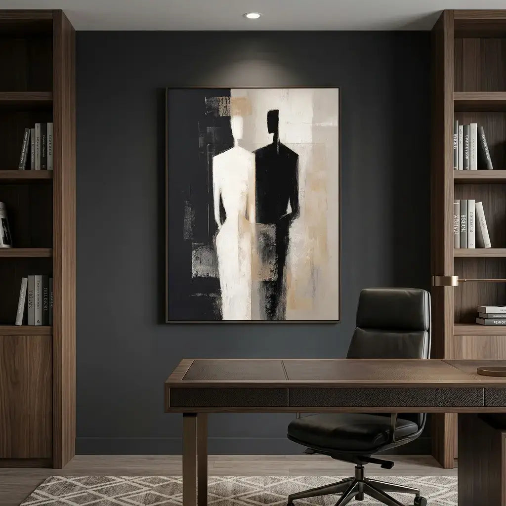 Dual Presences Portrait Wall Art