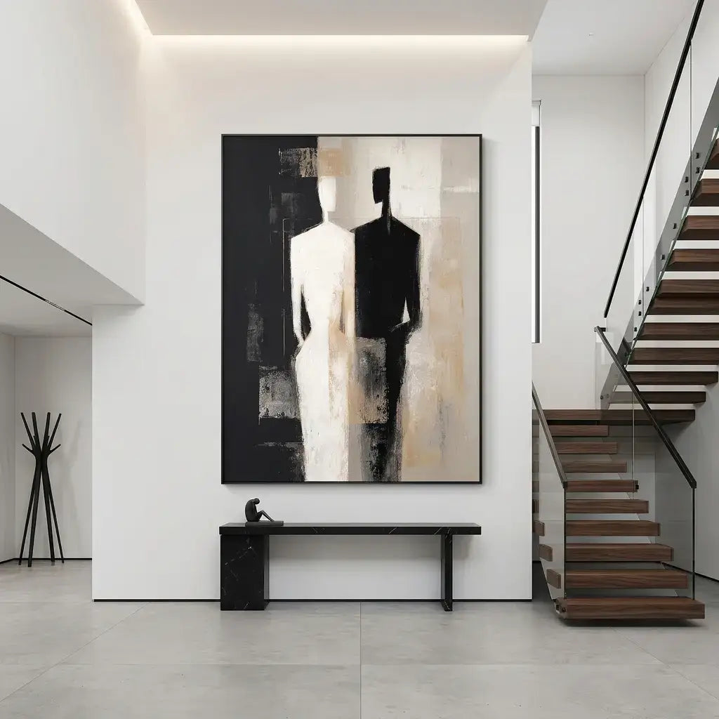 Dual Presences Portrait Wall Art