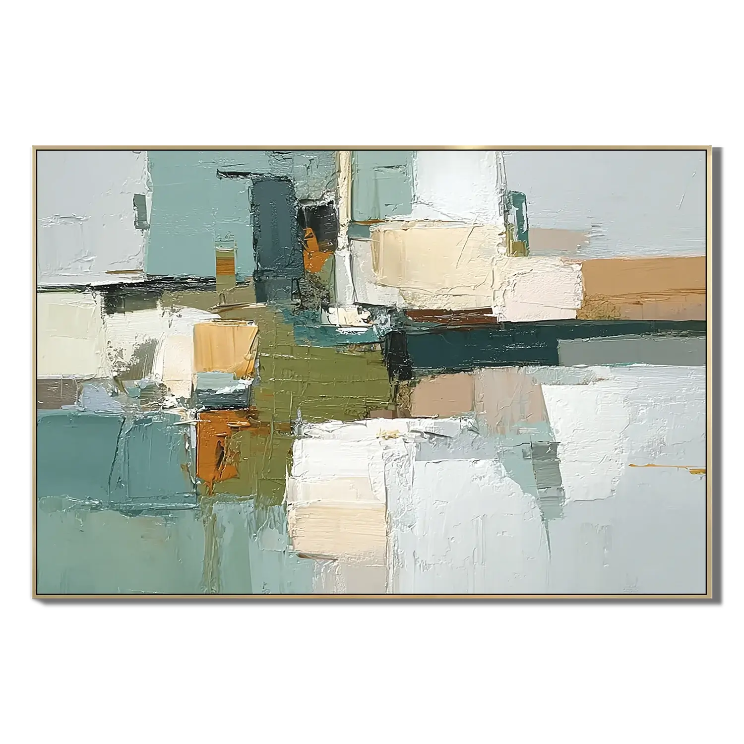 Muted Earth Forms Abstract Wall Art