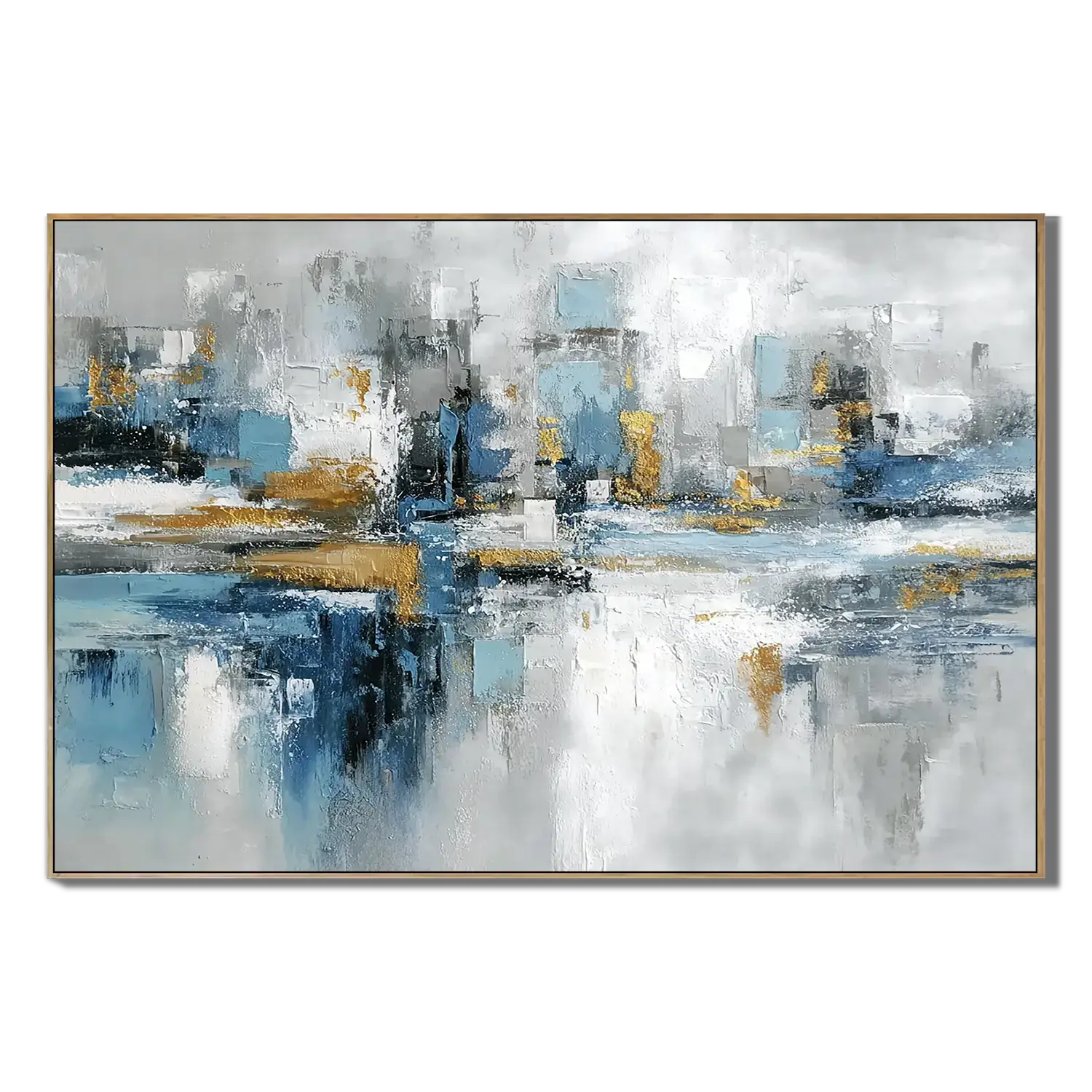 Gilded City Echo Abstract Wall Art