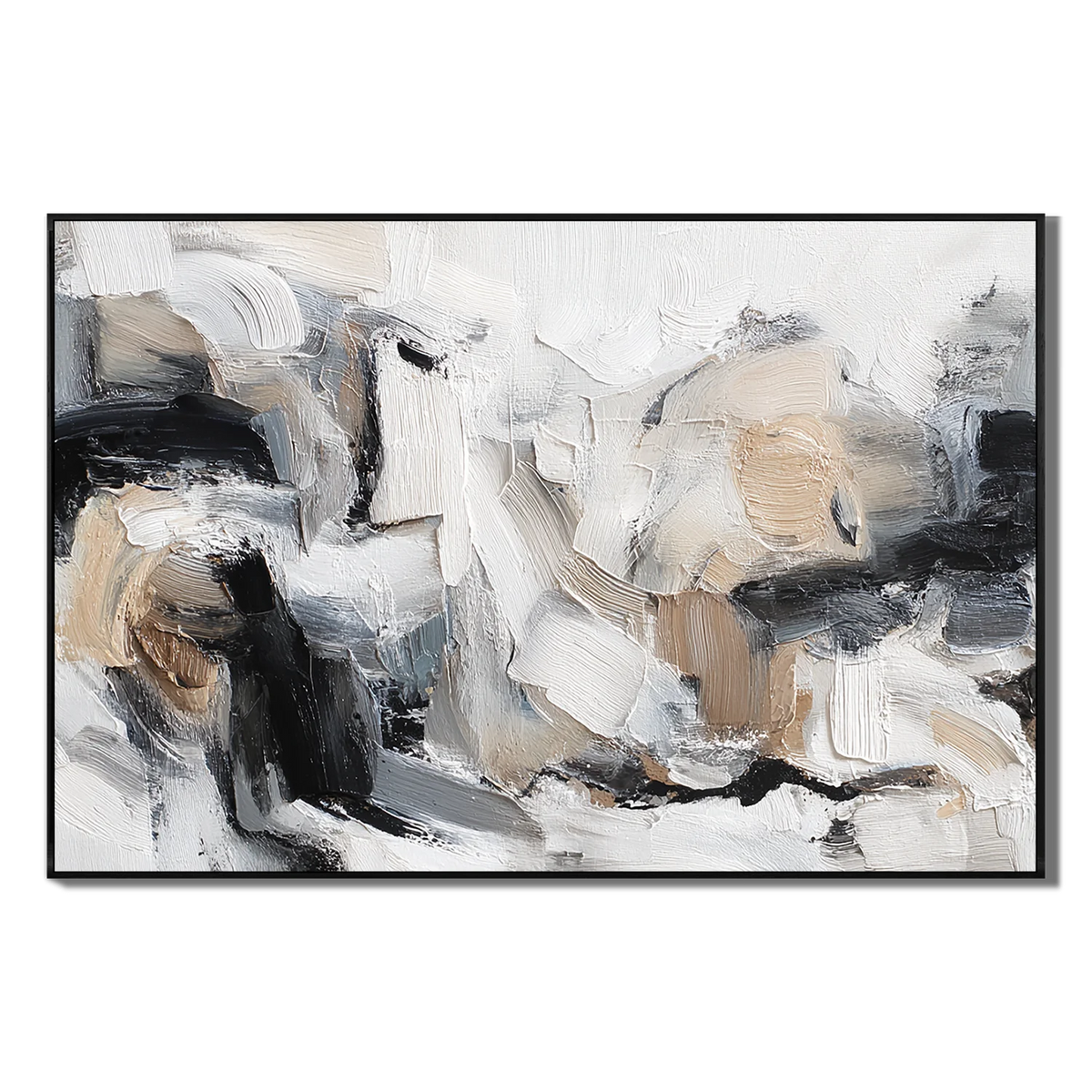 Neutral Tone Heavy Texture Expression