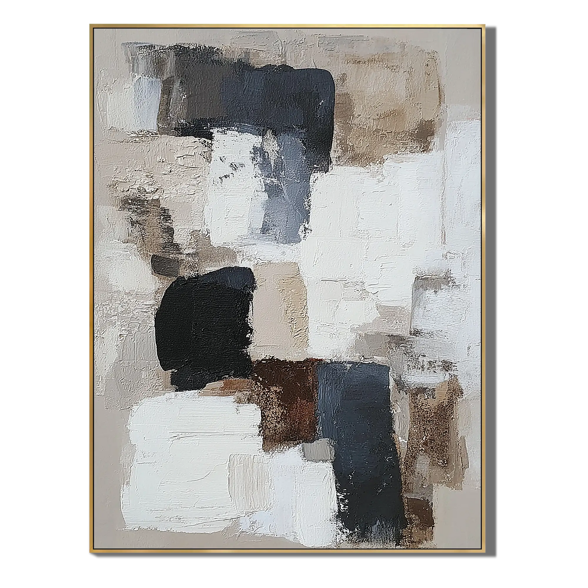 Stone Blocks Abstract Wall Art