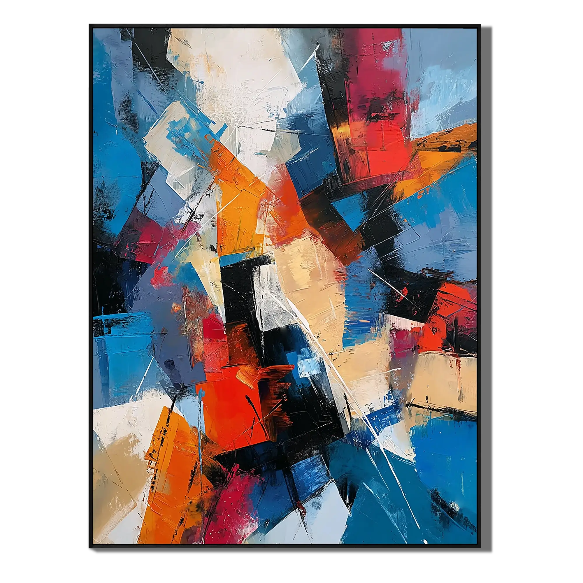 Dynamic Palette Knife Abstraction