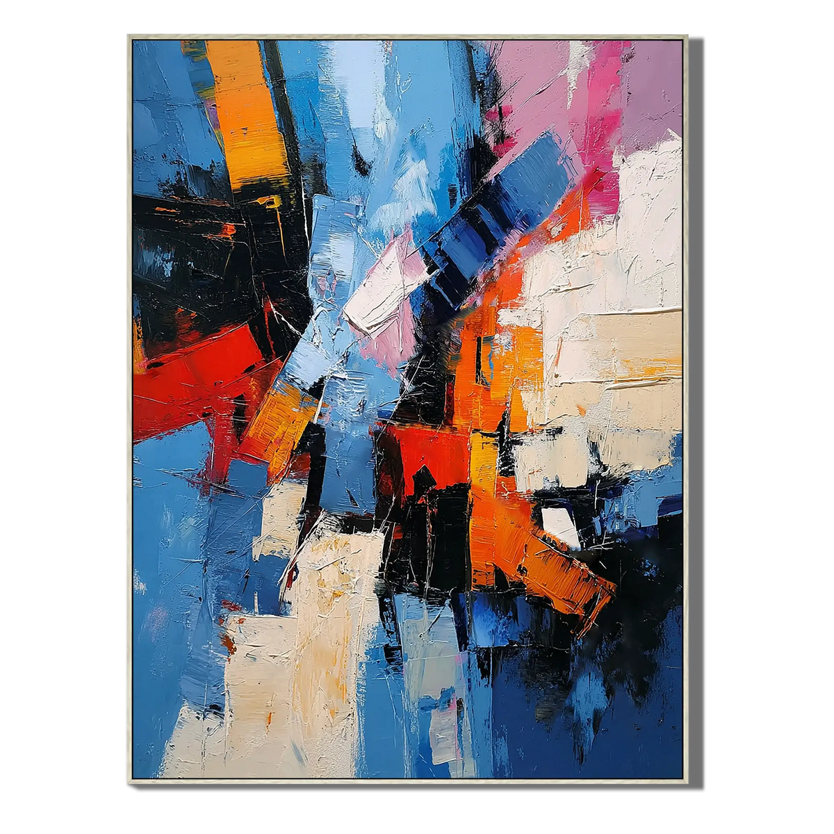 Vibrant Abstract Geometric Expression
