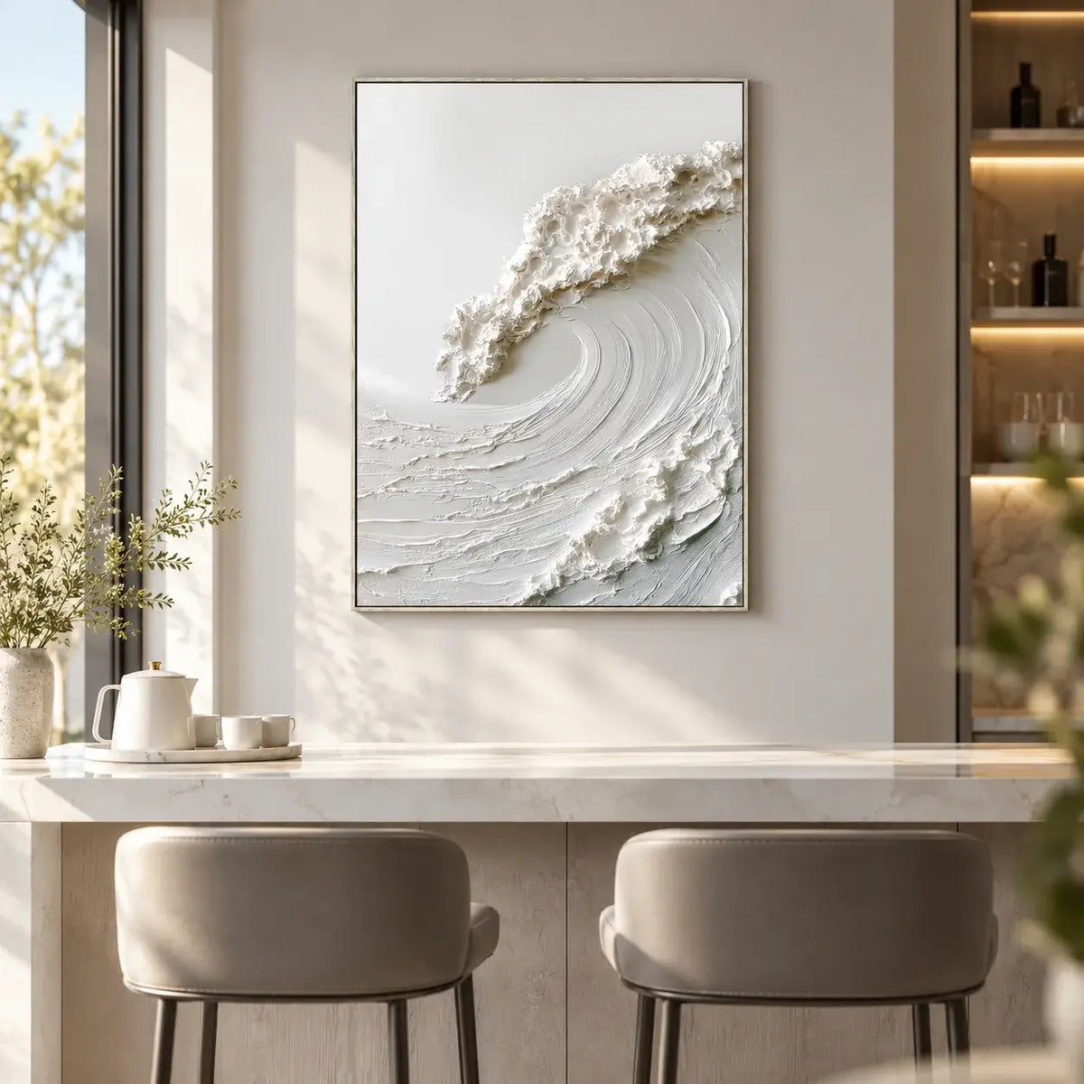 Surf Curl Ocean Wall Art