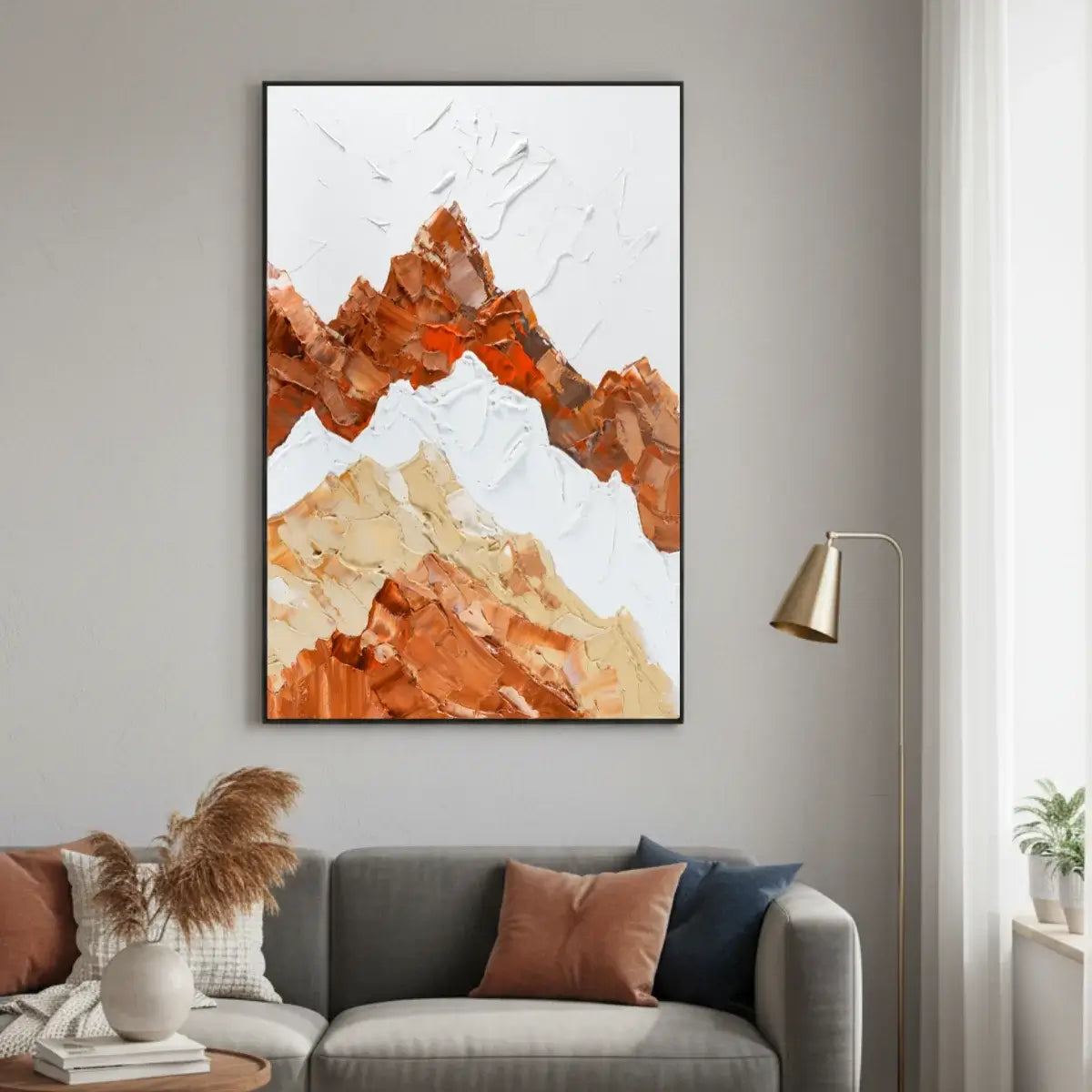 handmade-impasto-mountain-oil-painting