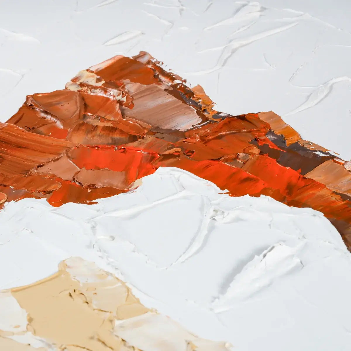 Handmade Abstract Mountain Painting #CXV007 Details