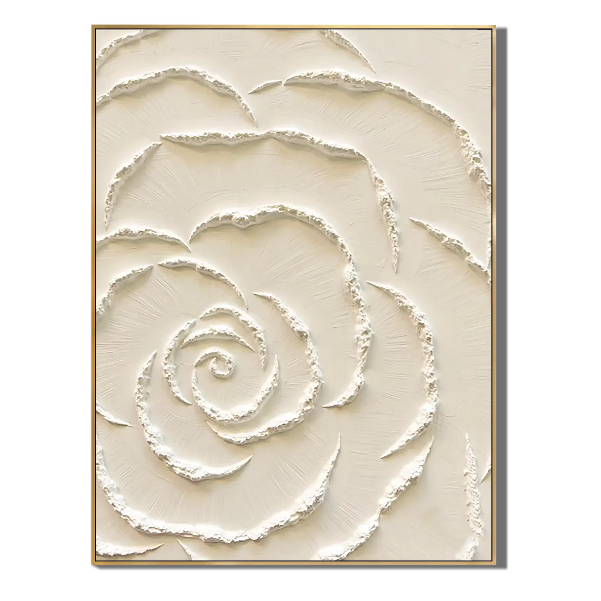 White Rose Blossom Heavy Texture