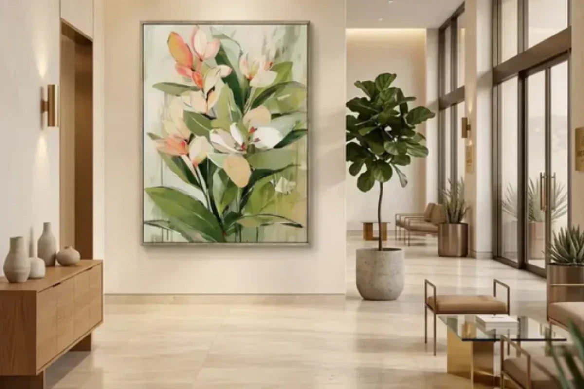 Grey Lounge Room Ideas: Elevate a Grey Living Room with Oil Paintings