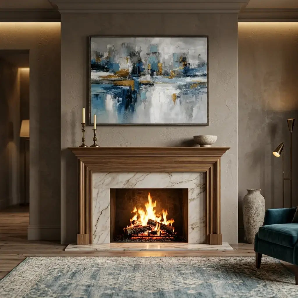 Gilded City Echo Abstract Wall Art