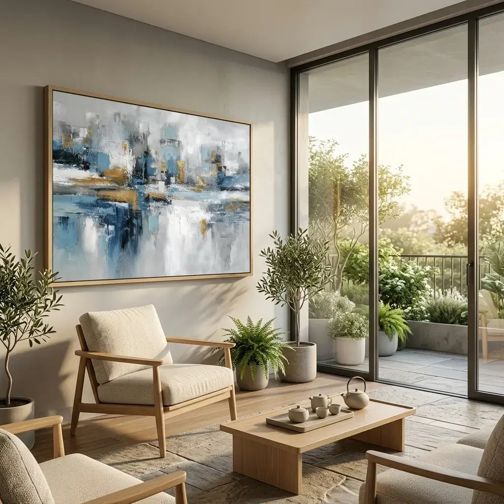 Gilded City Echo Abstract Wall Art