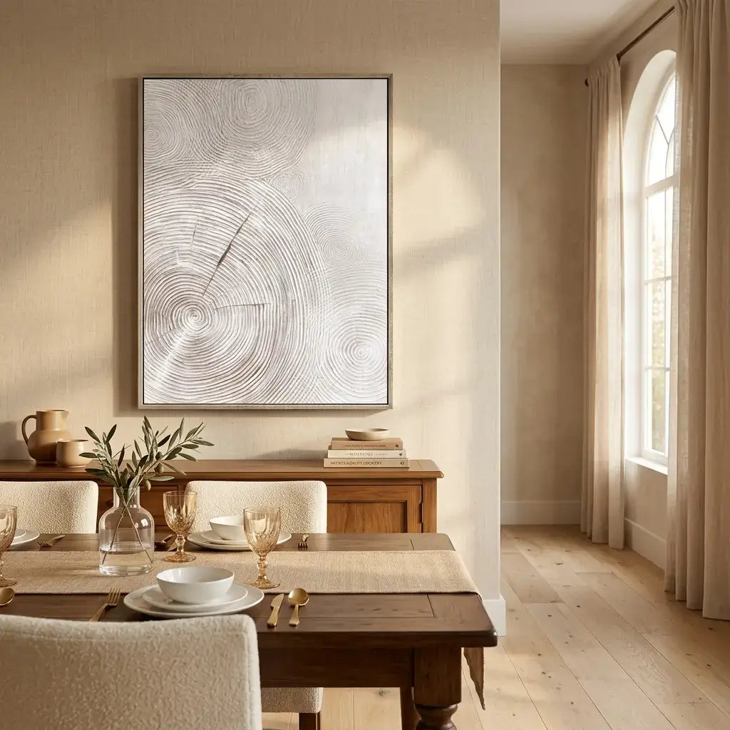 Abstract Circle Texture Art #JLV019