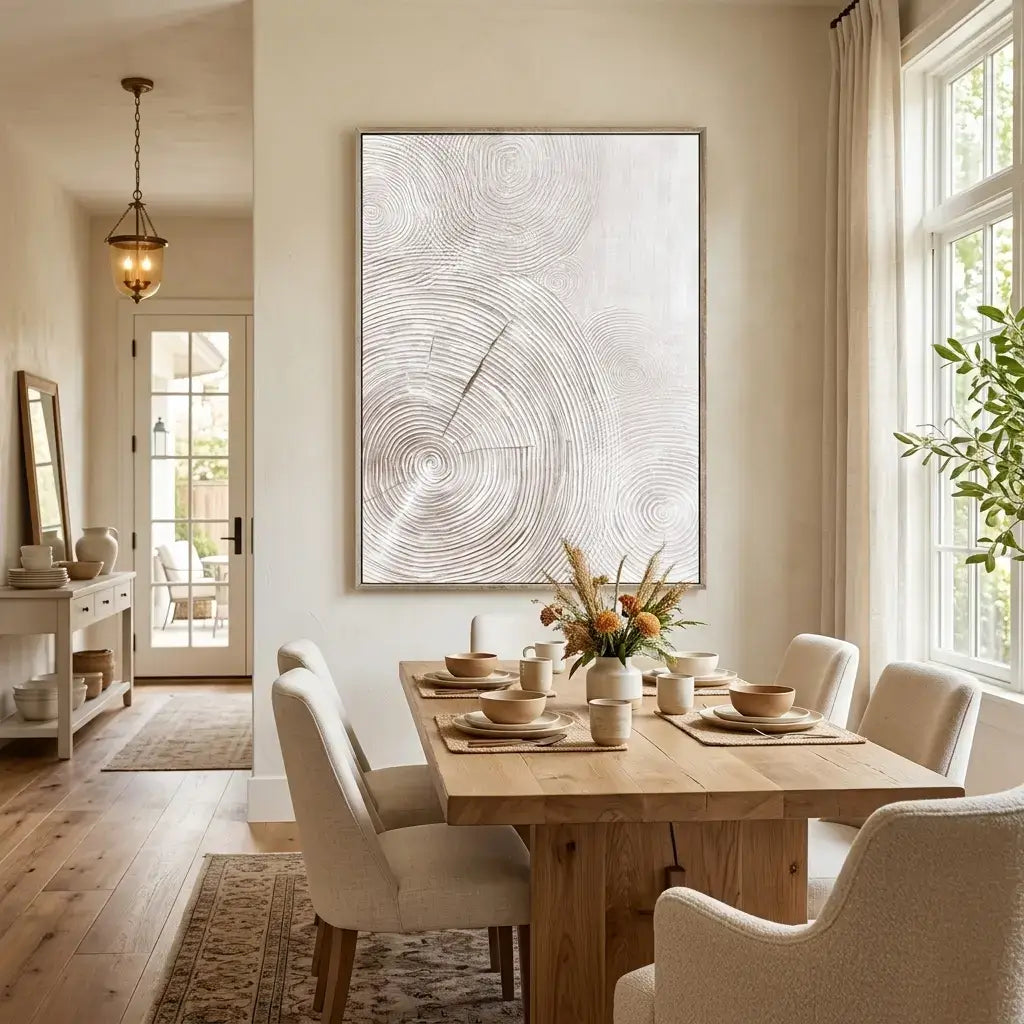 Abstract Circle Texture Art #JLV019