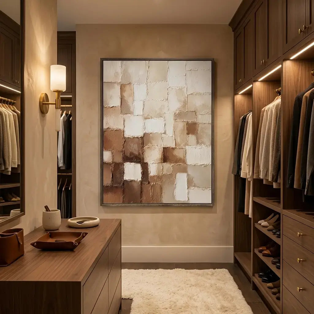 Abstract Plaster Wall Art #JLV017