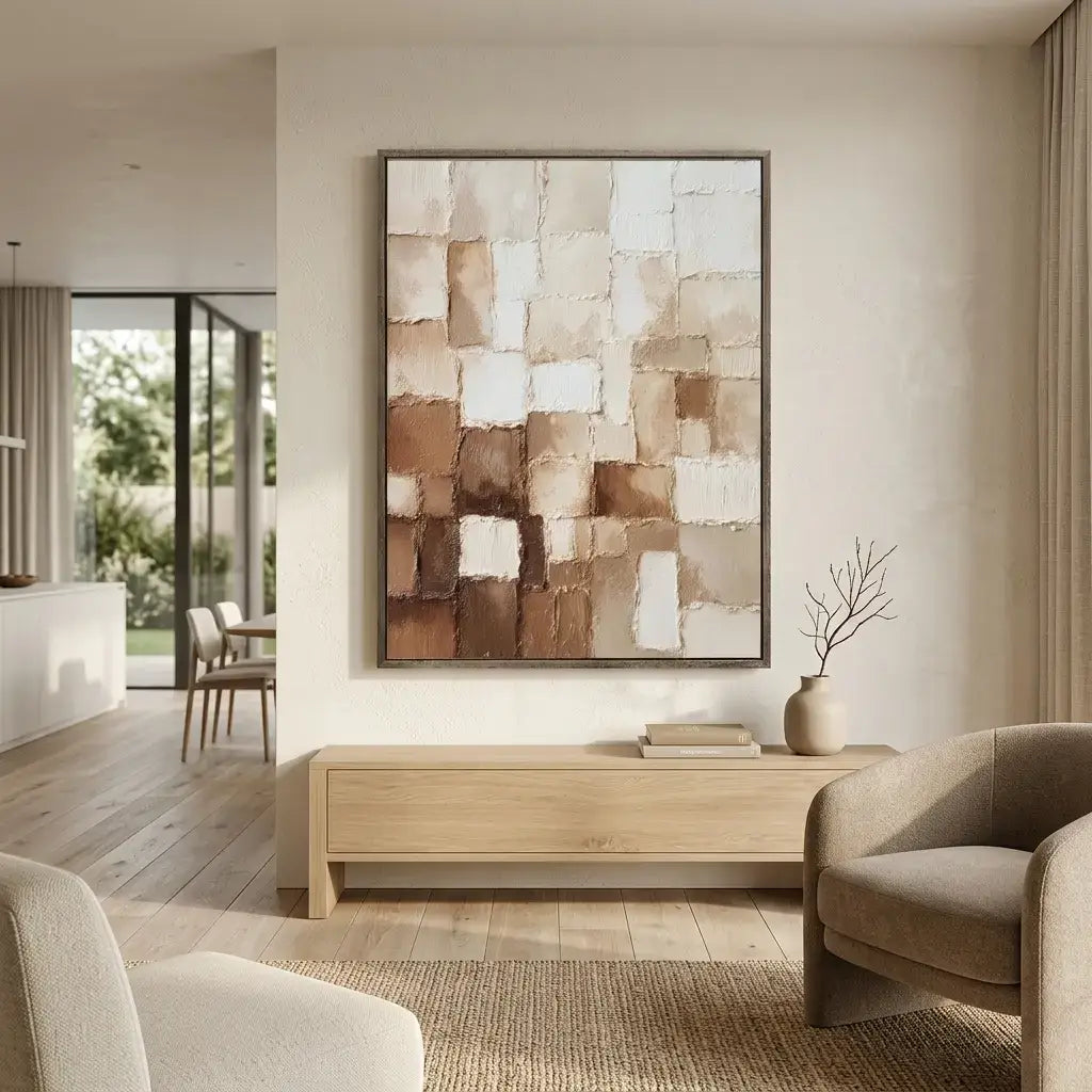 Abstract Plaster Wall Art #JLV017