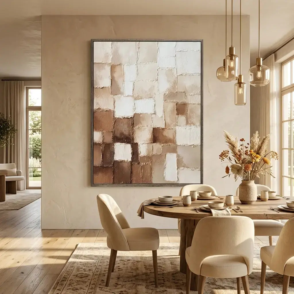 Abstract Plaster Wall Art #JLV017