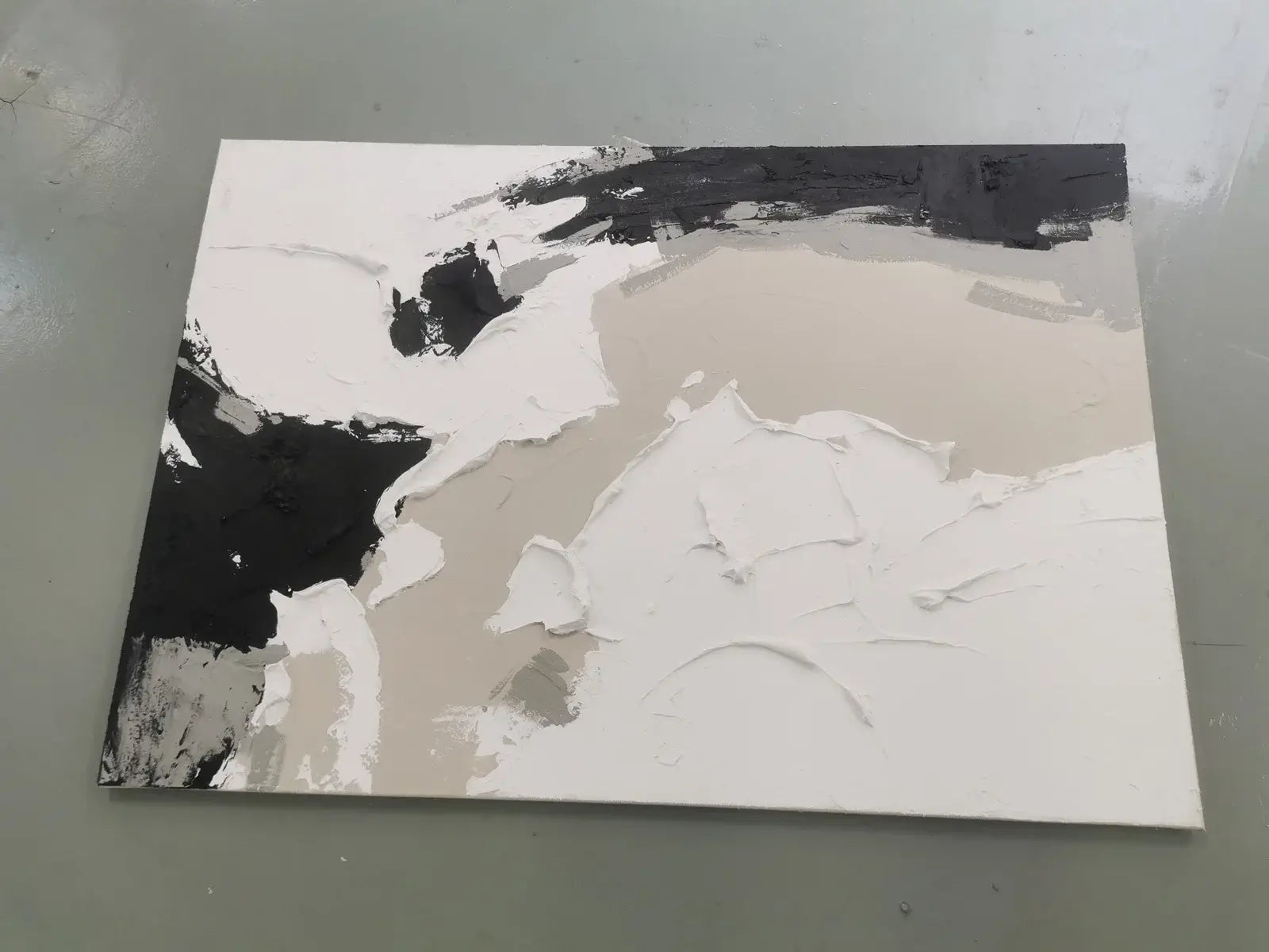 Black And White Abstract Art #CXH010