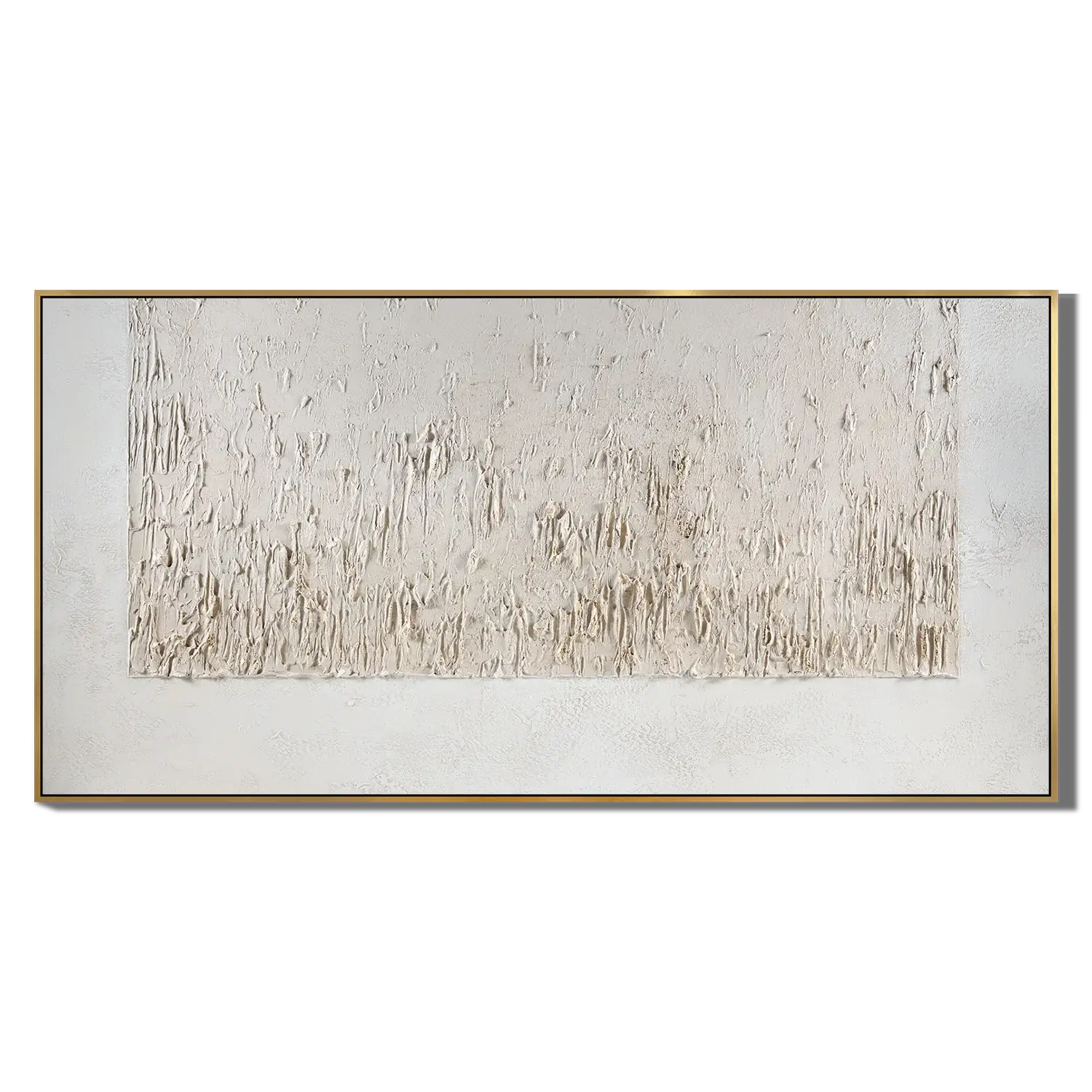 Alabaster Erosion Wabi Sabi Painting