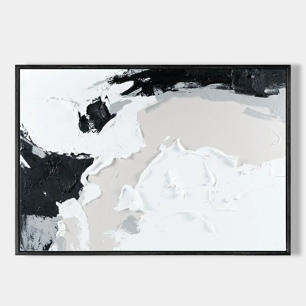 Black And White Abstract Art #CXH010