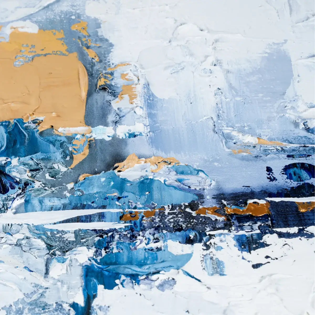 Abstract Paint Blue #CXH030